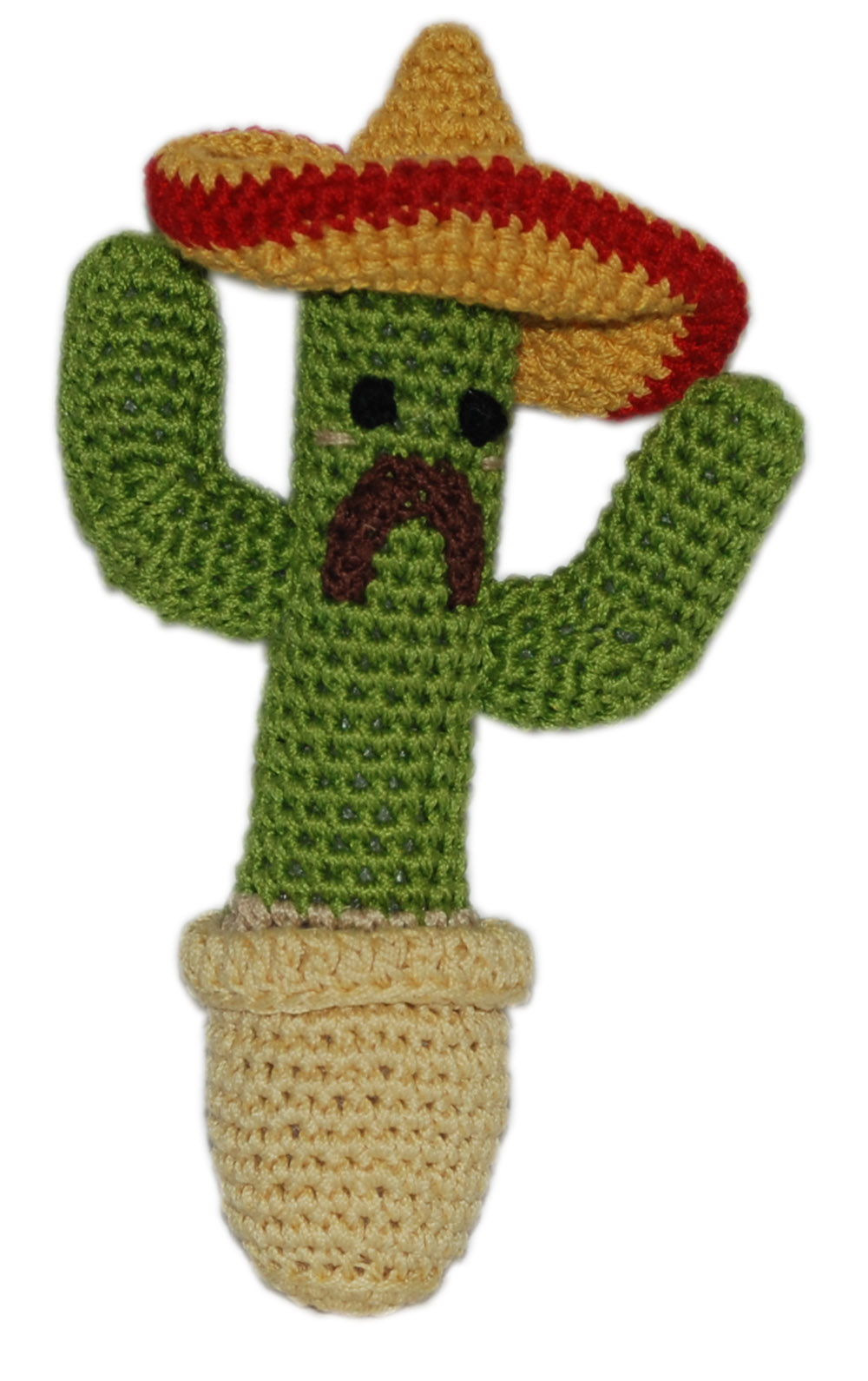 Knit Knacks Cactus Organic Cotton Small Dog Toy